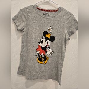 Gray‎ Disney Kids T-Shirt with Minnie Mouse Design